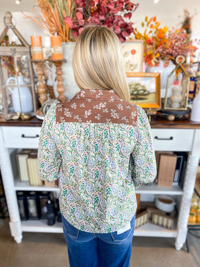 Jodifl Green Lois Top