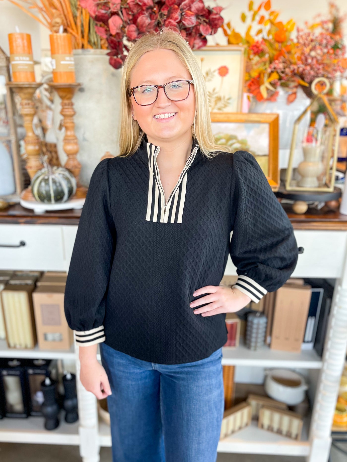 Jodifl Black Marty Top