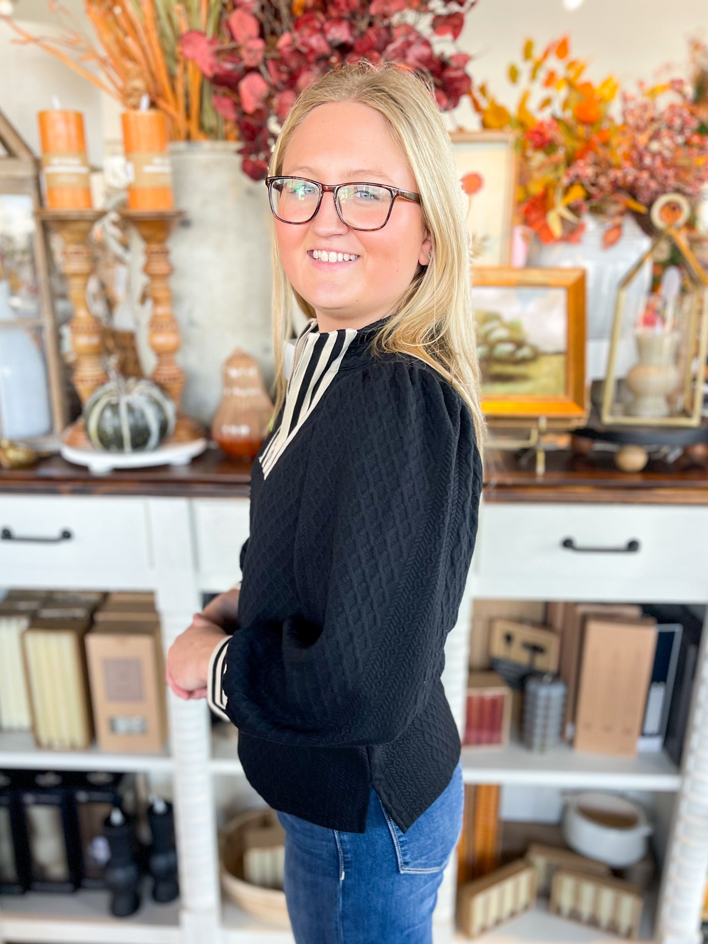 Jodifl Black Marty Top