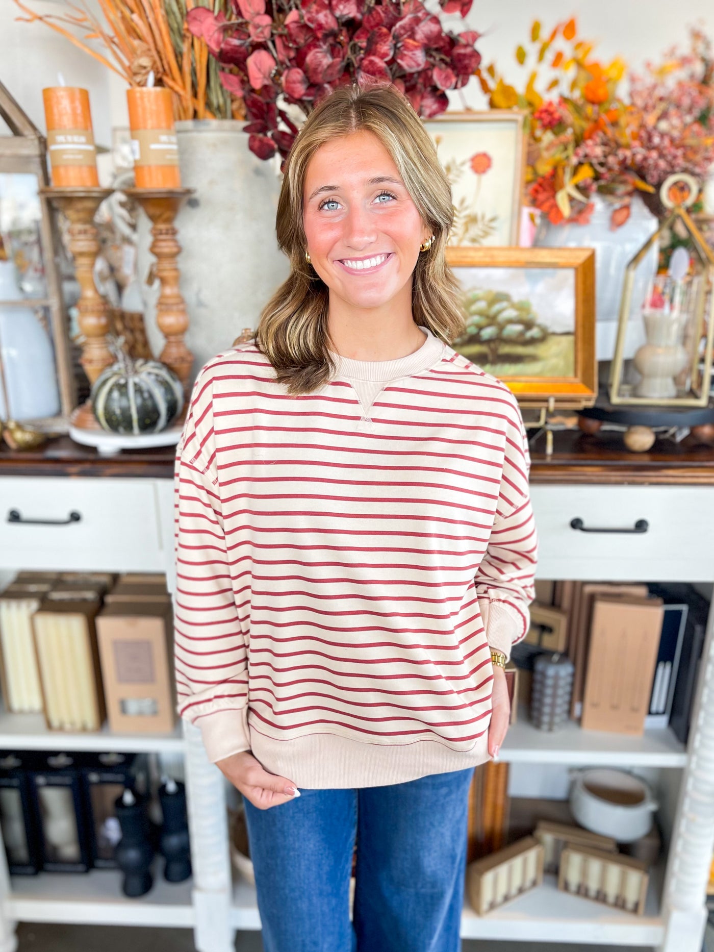 Beige Brick Elliston Top