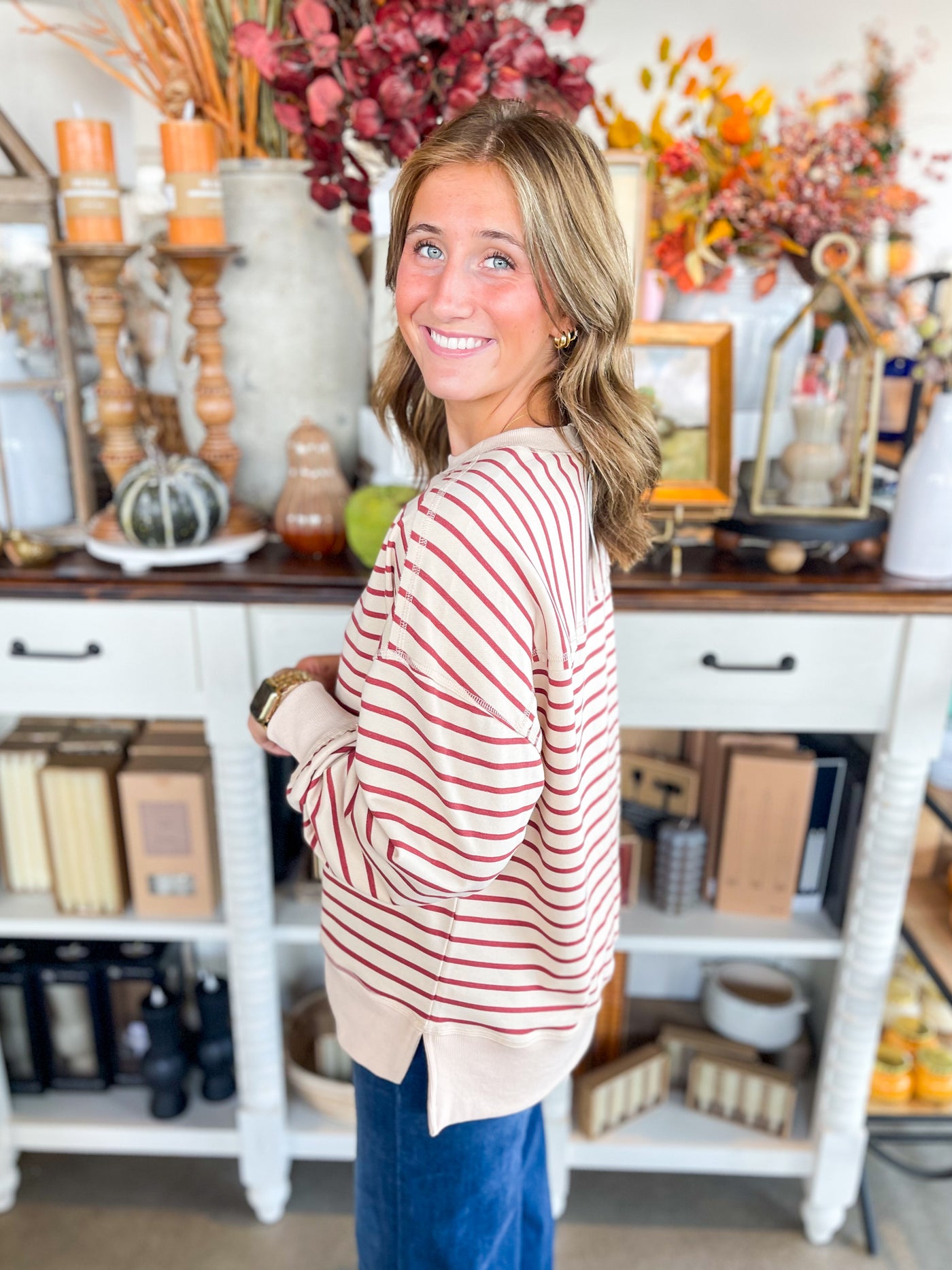 Beige Brick Elliston Top