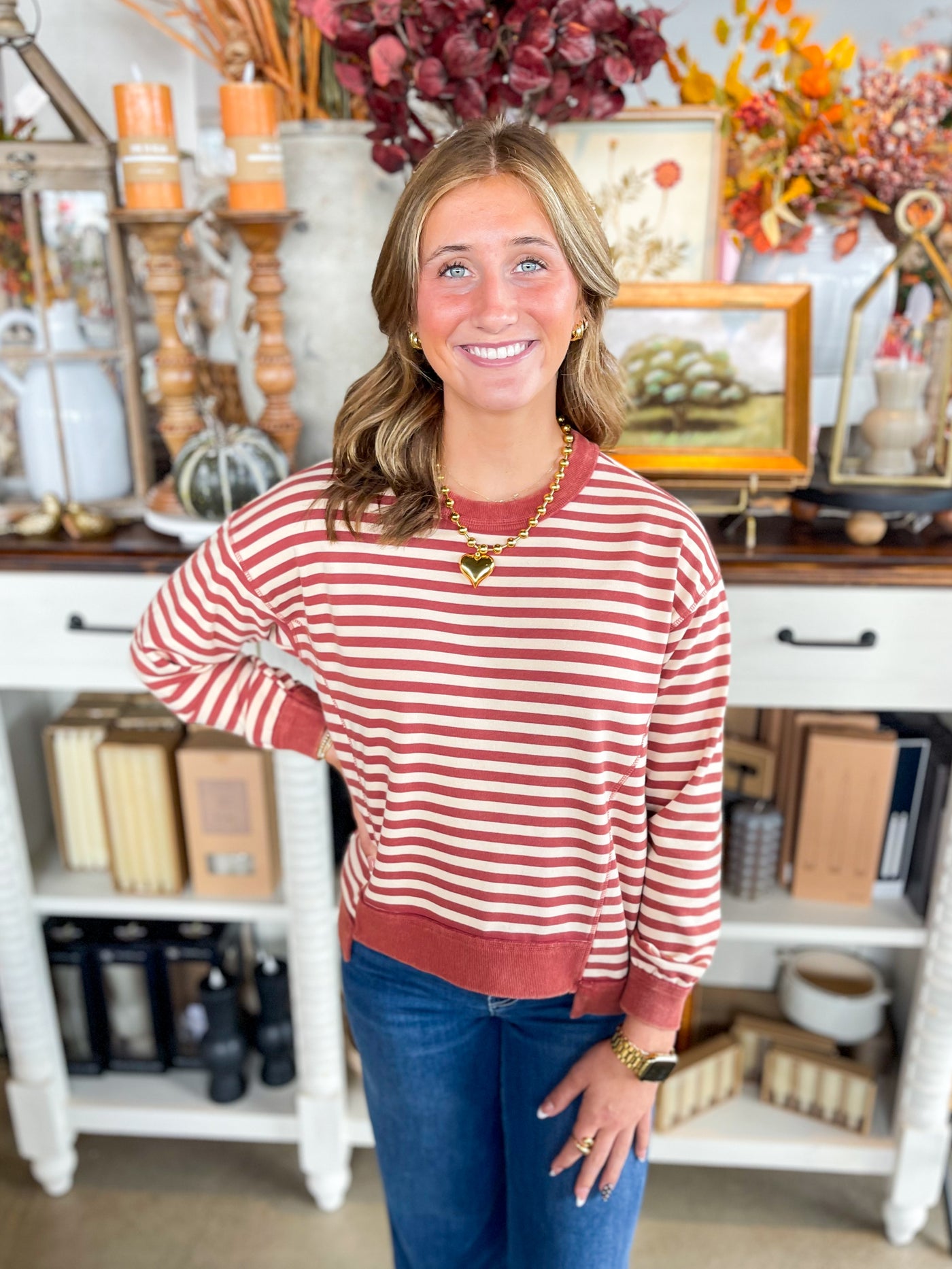 Ivory Brick Mackenzie Top
