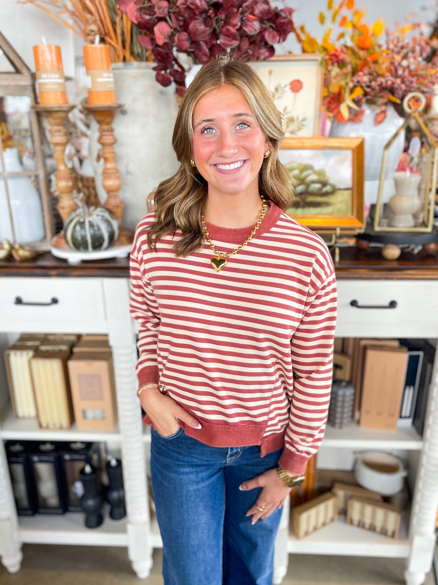 Ivory Brick Mackenzie Top
