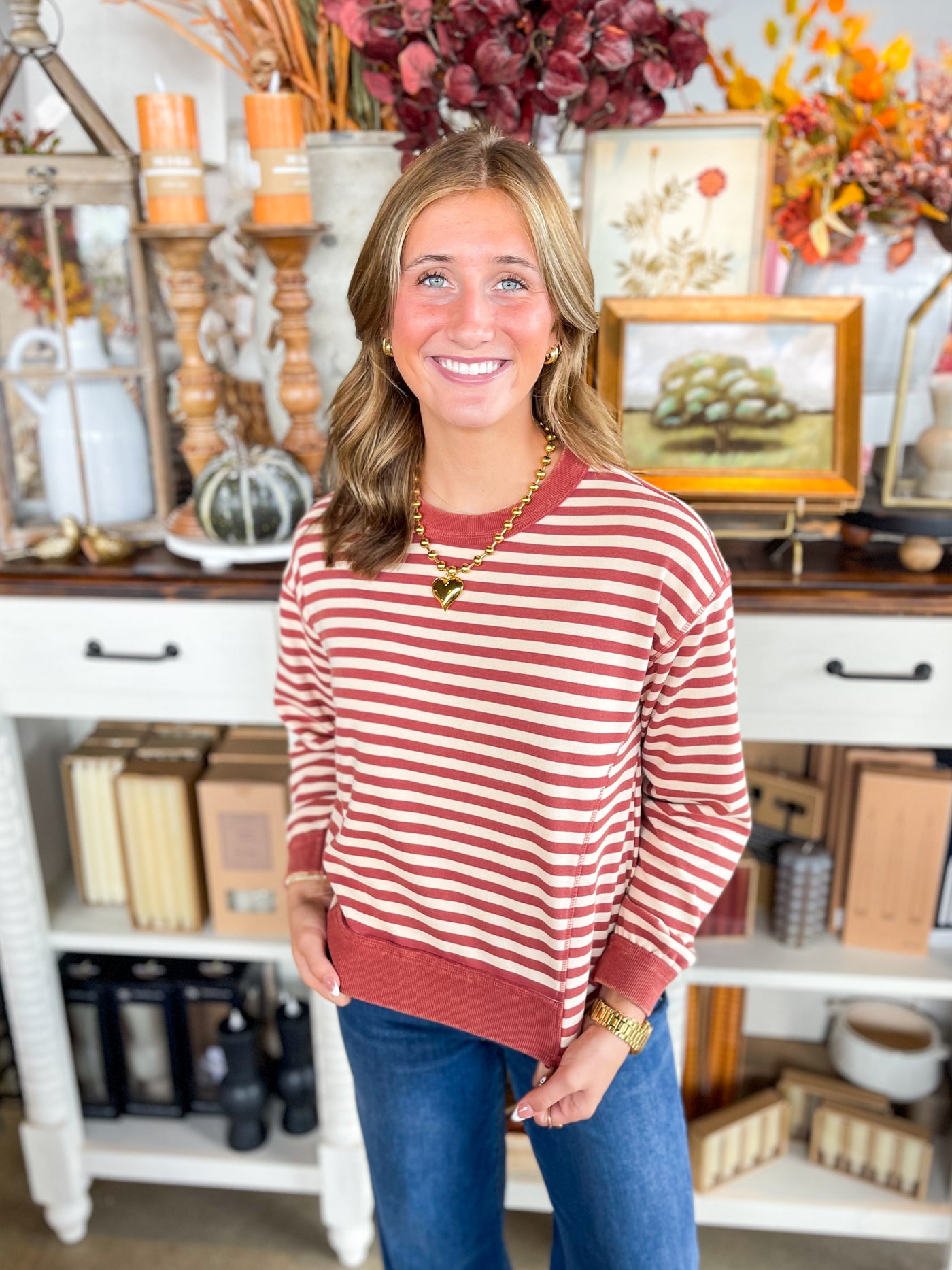 Ivory Brick Mackenzie Top