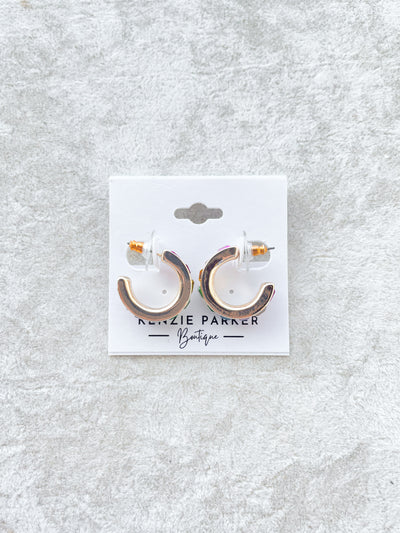 Harvey Multi Color Rhinestone Hoops