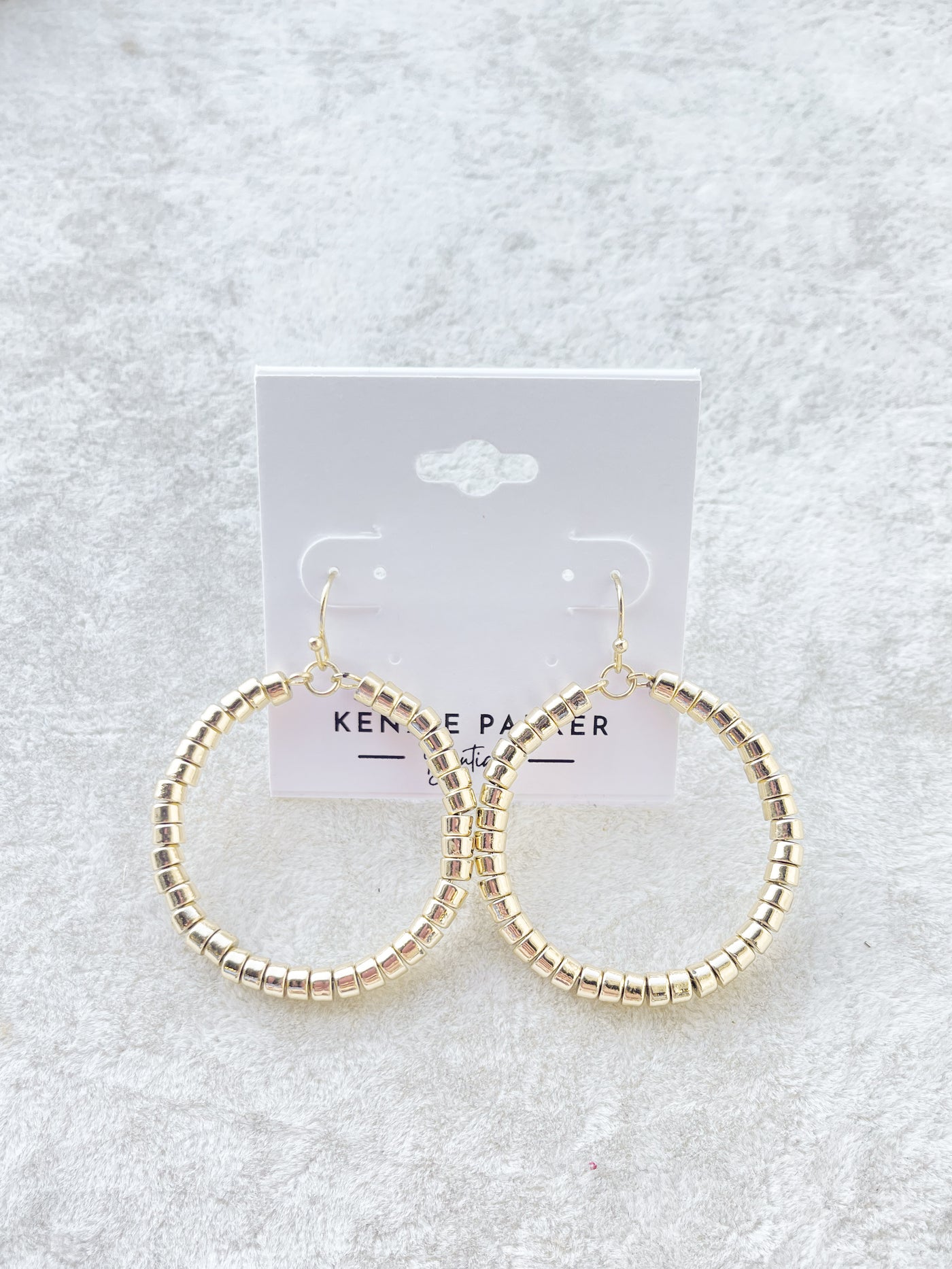 Mack Bead Circle Earrings