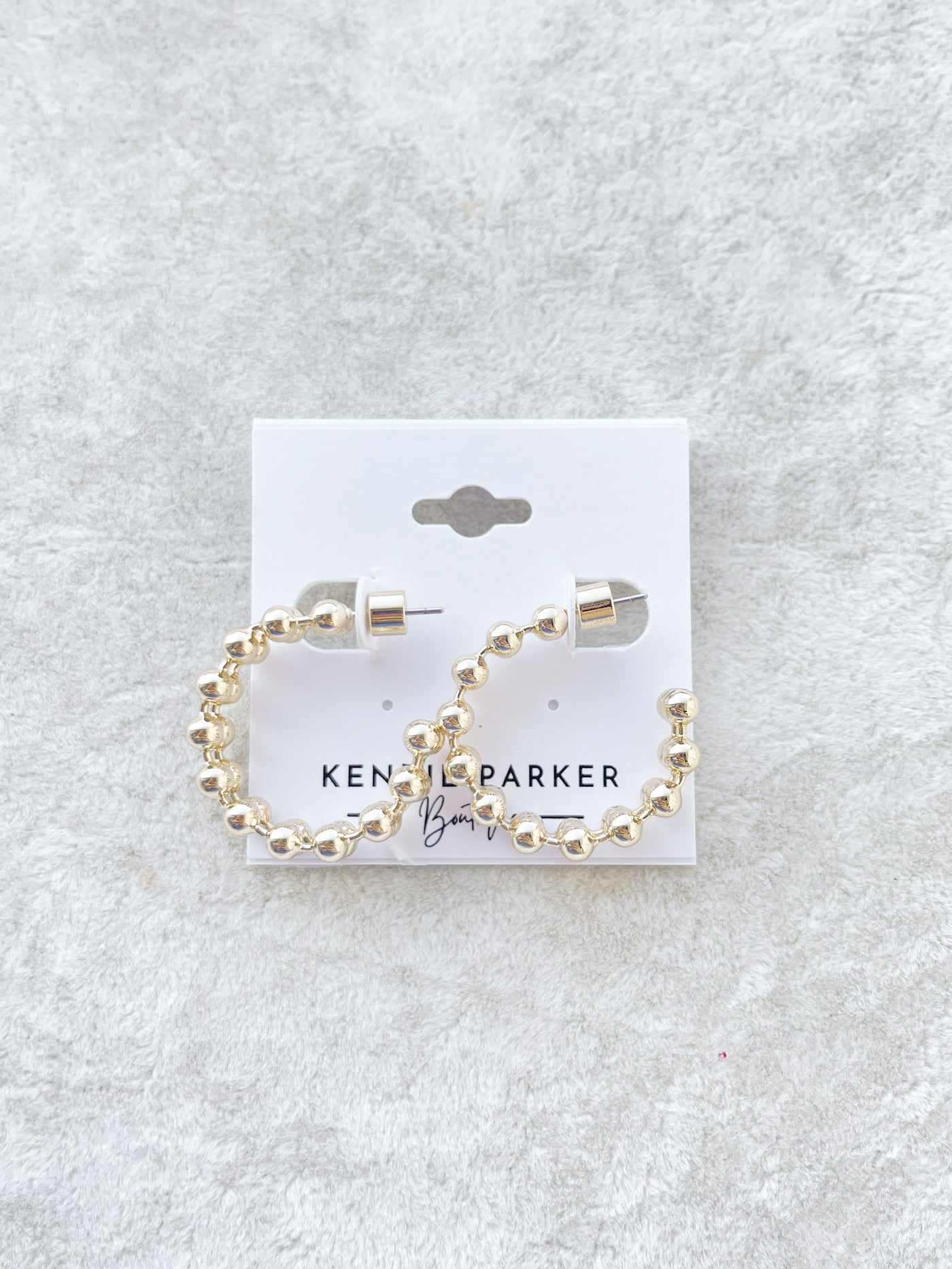 Elio 30mm Layered&Linked Ball Hoops