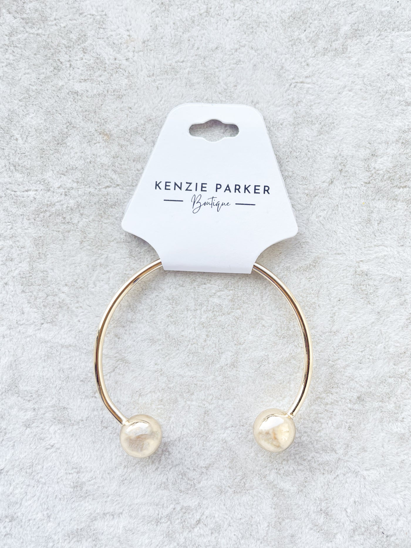 Banks Brass Ball Cuff