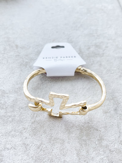 Becker Cross Antique Bracelet