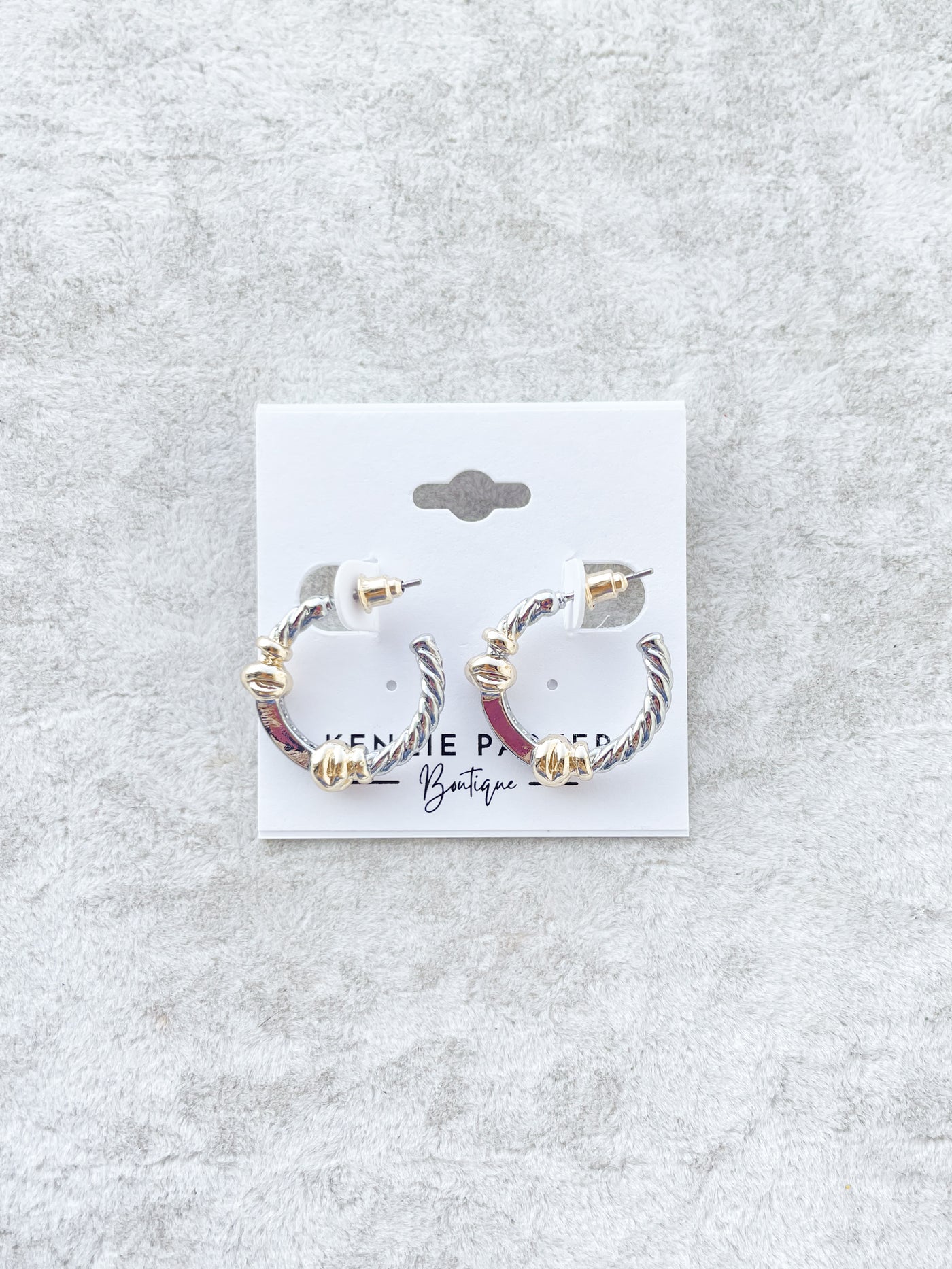 Walker Roped Textured Hoops