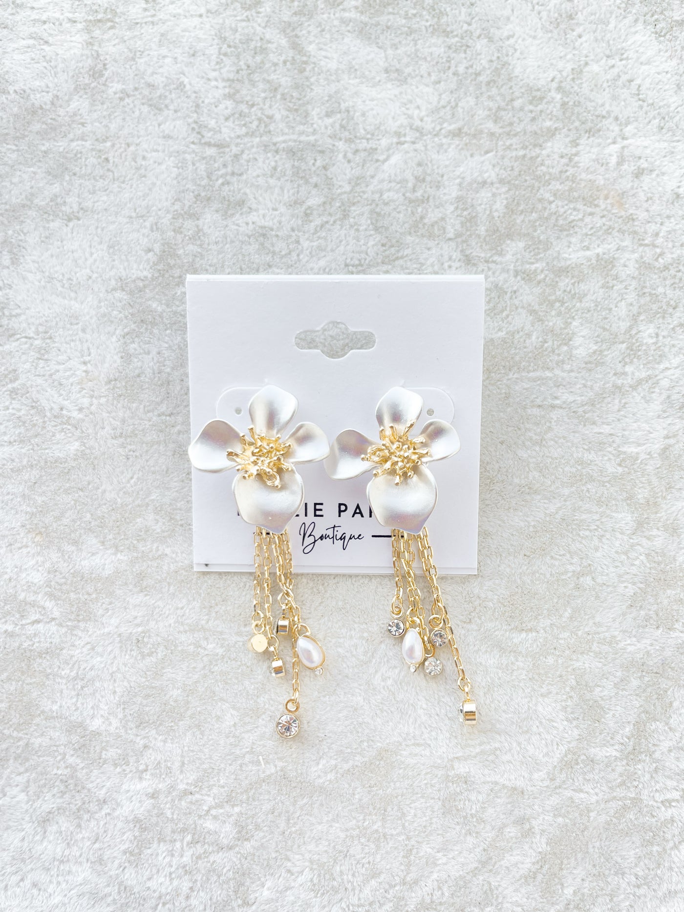 Otto Flower Drop Earrings
