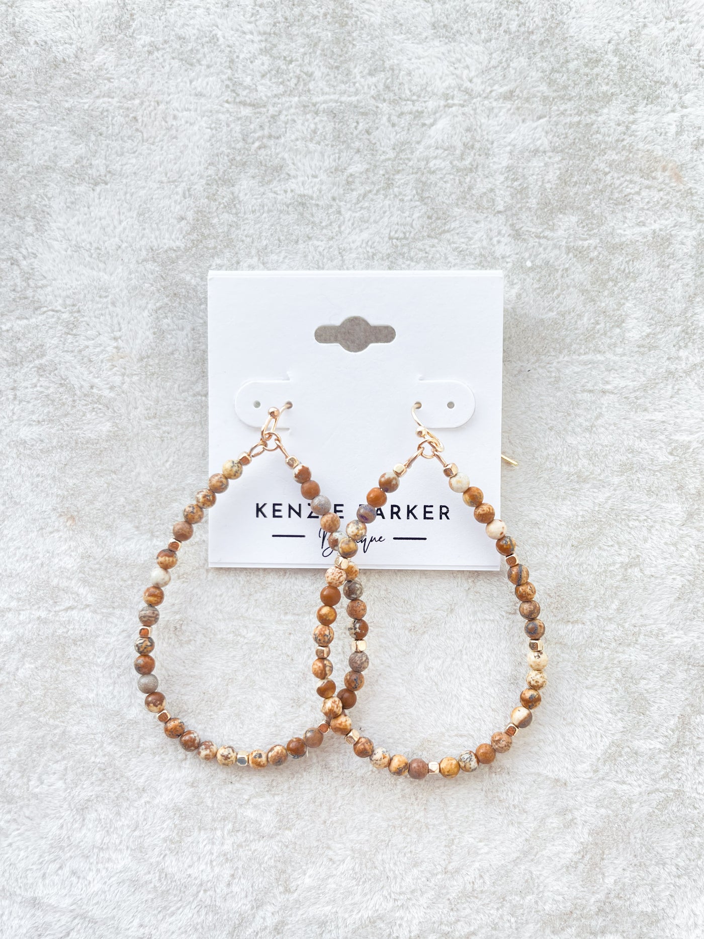 Bodie Stone Teardrop Earrings