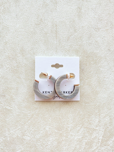 Molly Acrylic & Wood Layered Earrings