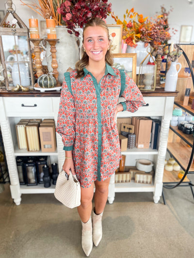 Jodifl Rust Athena Dress