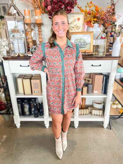 Jodifl Rust Athena Dress