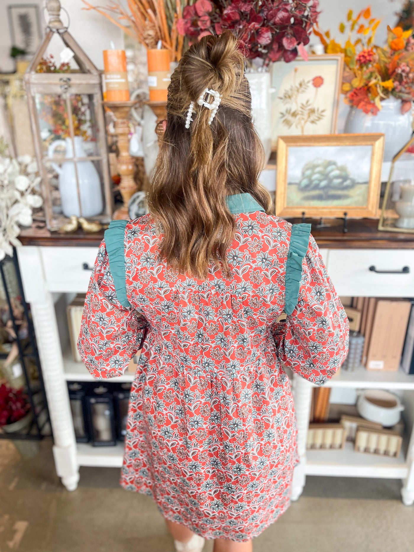 Jodifl Rust Athena Dress