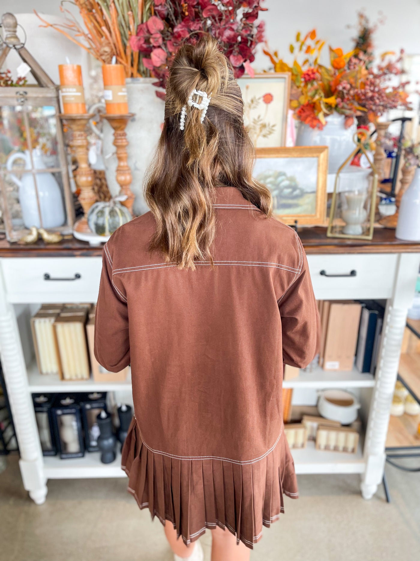 Entro Brown Graycee Dress