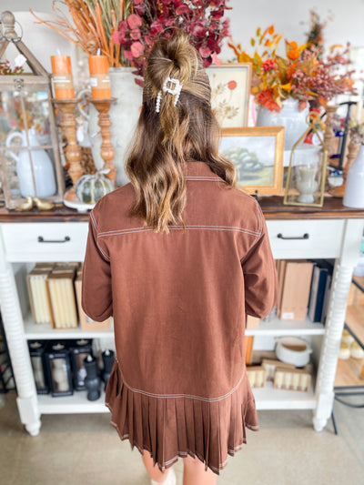 Entro Brown Graycee Dress