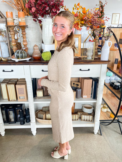 Misty Skirt Set Tan