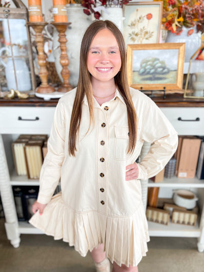 Entro Ecru Graycee Dress