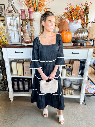 CC Rik Rak Denim Dress