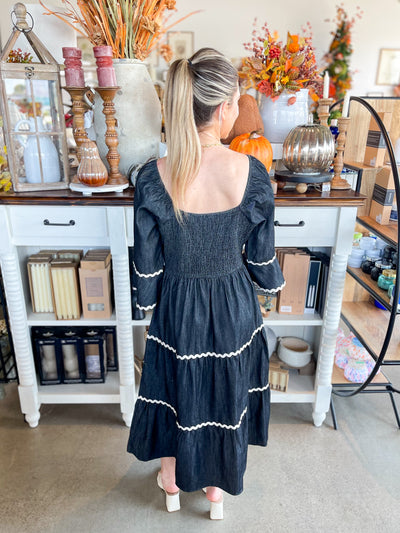 CC Rik Rak Denim Dress