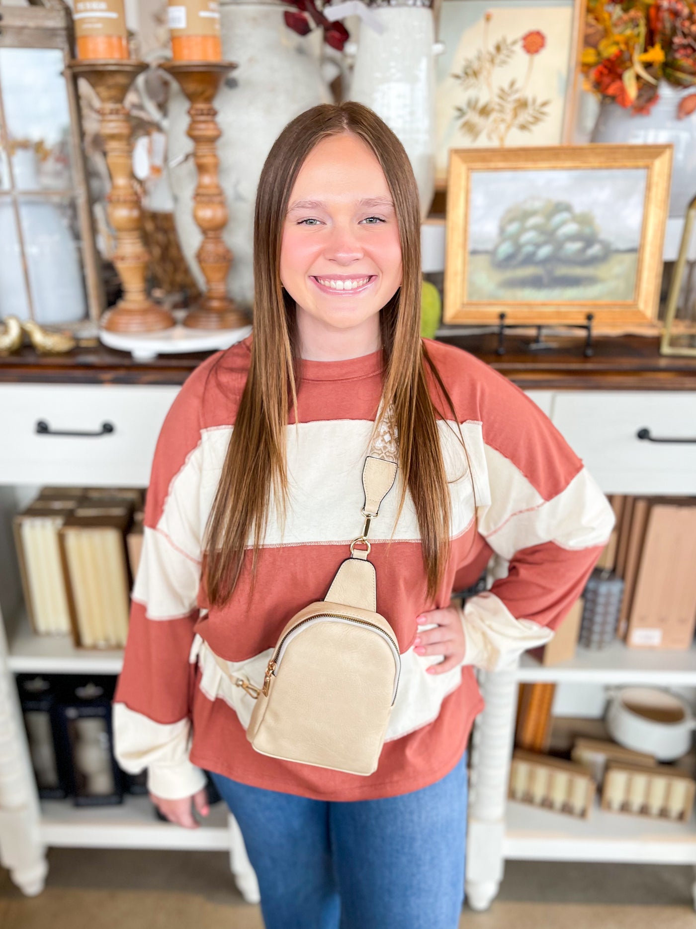 Terra Cotta Contrast Panel Top
