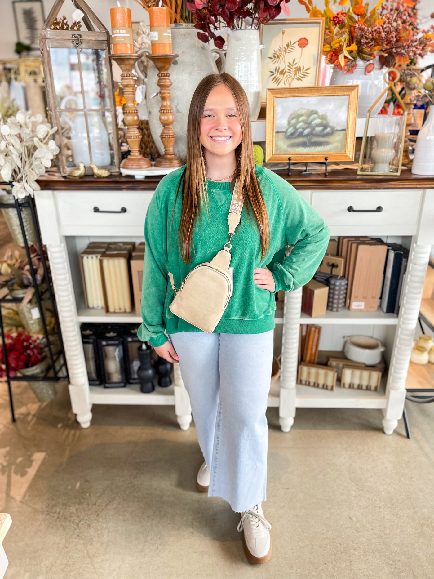Umgee Green Julianne Top