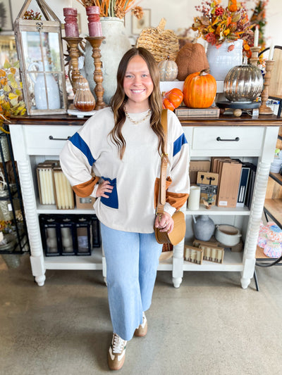 CC Block Pocket Pullover