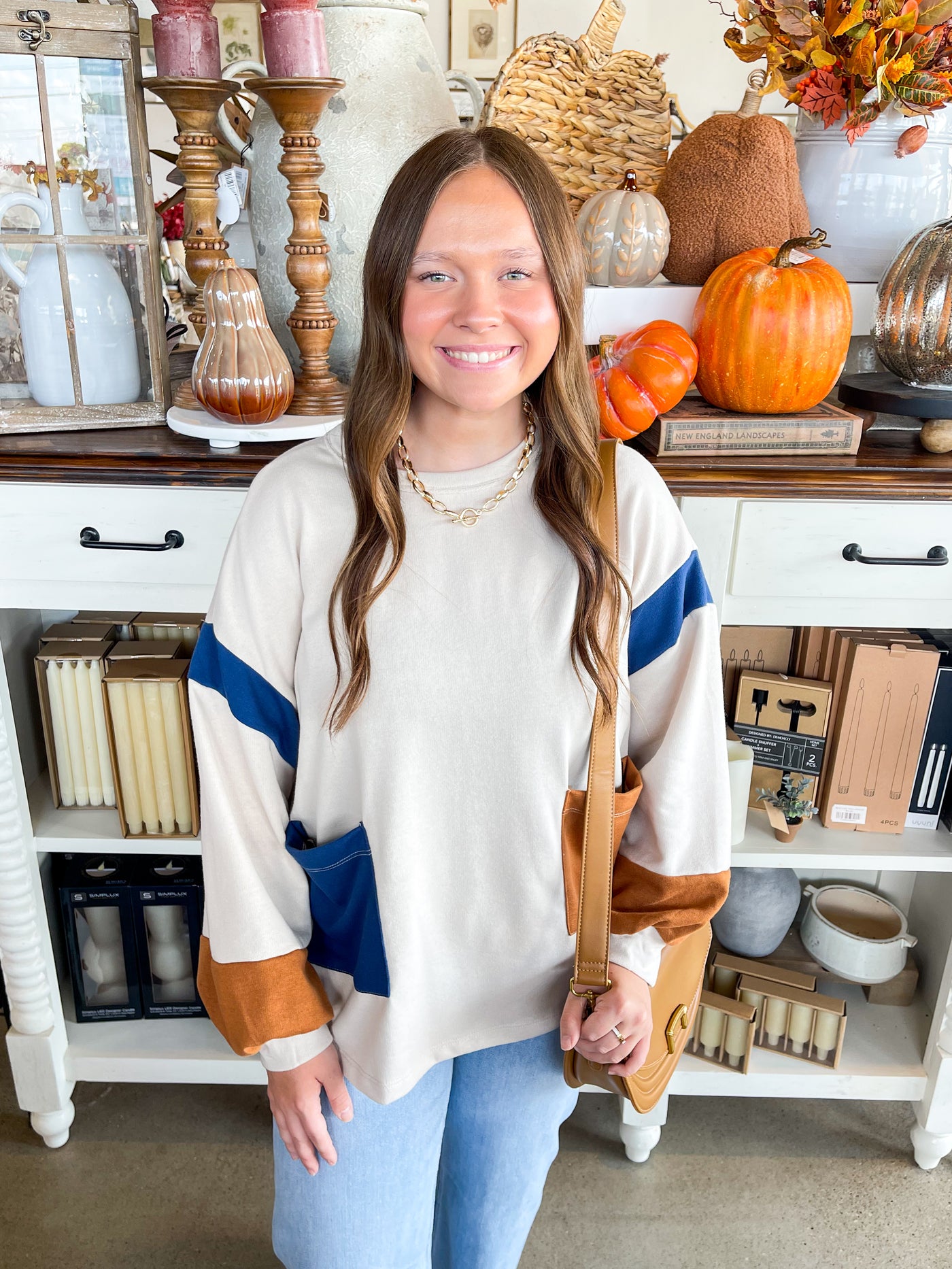 CC Block Pocket Pullover