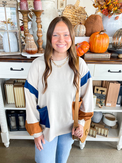 CC Block Pocket Pullover