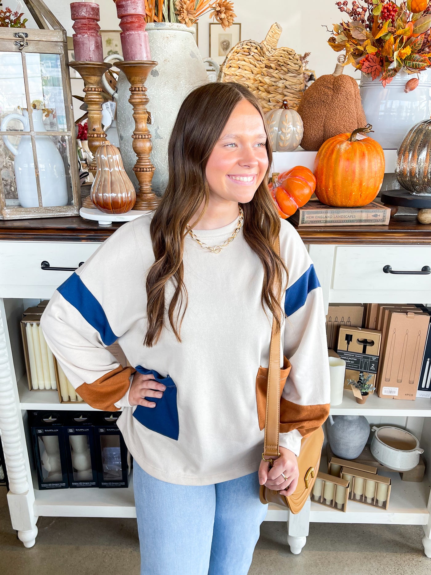 CC Block Pocket Pullover