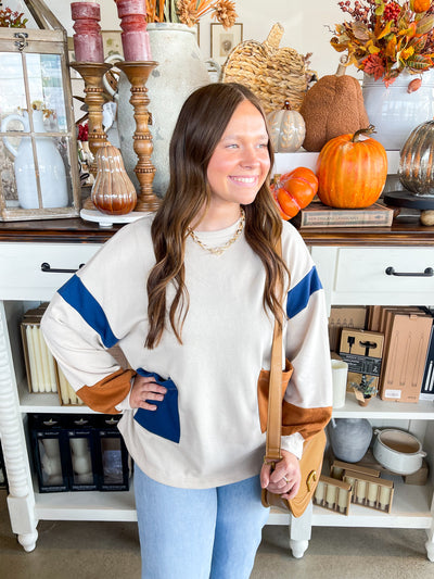 CC Block Pocket Pullover