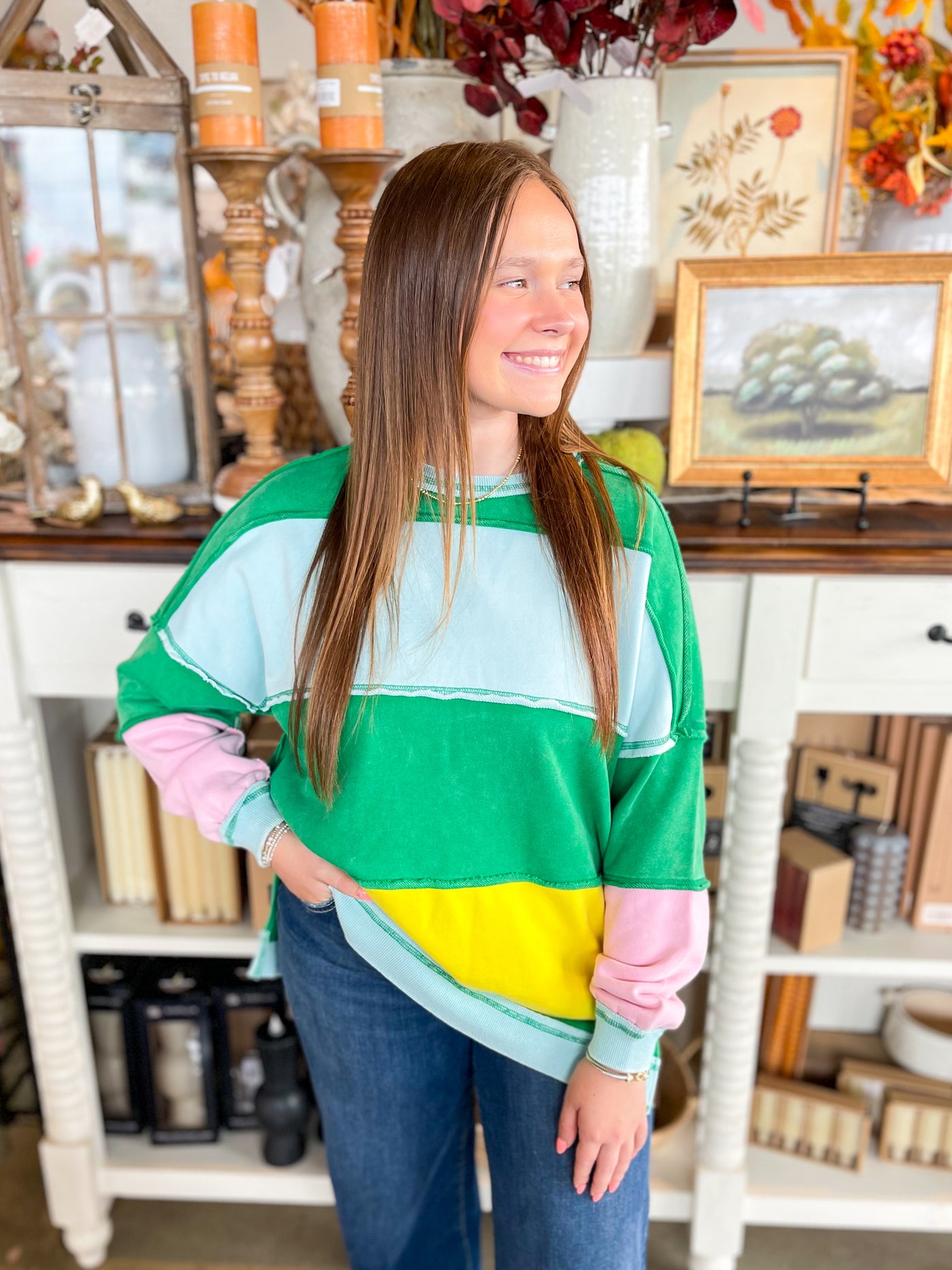 Rugby Color Block Amiri Sweat Shirt