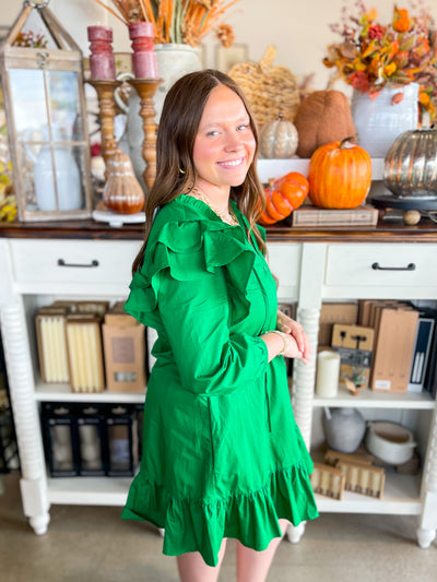 CC Green Magnolia Dress