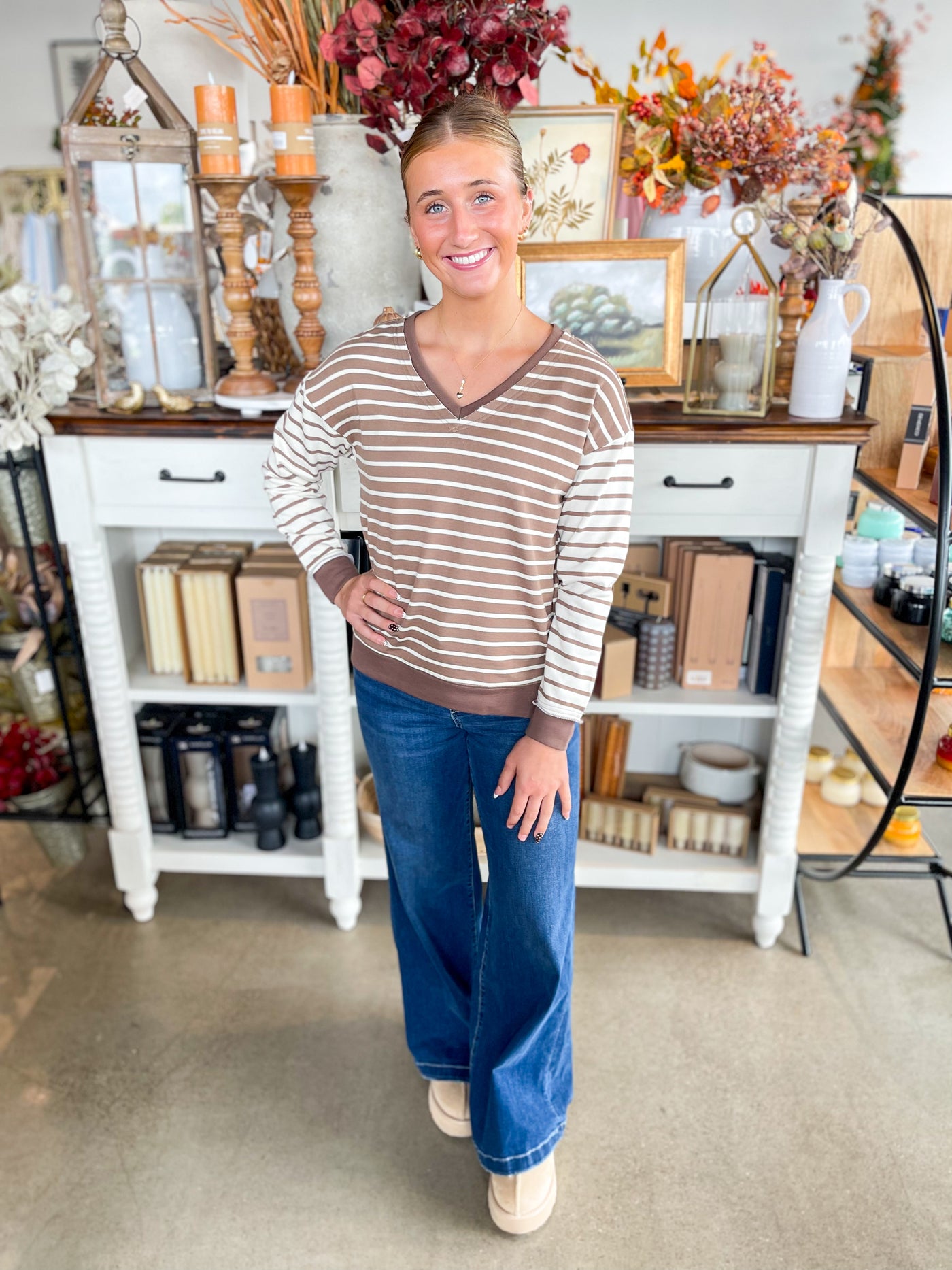 Taupe French Terry Sweatshirt