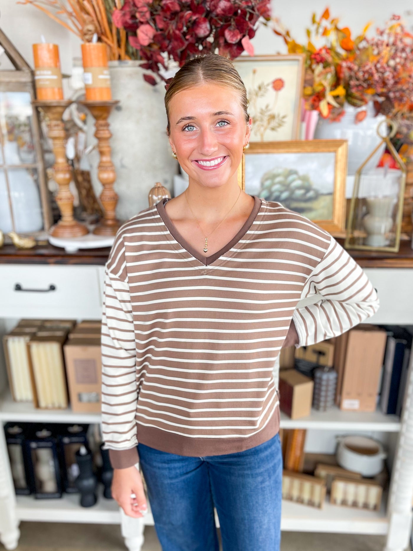 Taupe French Terry Sweatshirt