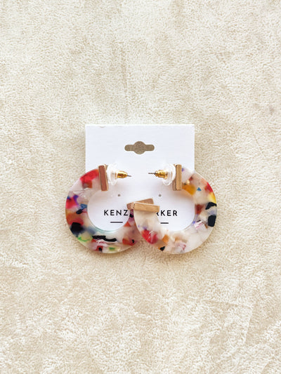 Metal Edge Acrylic Resin Hoops