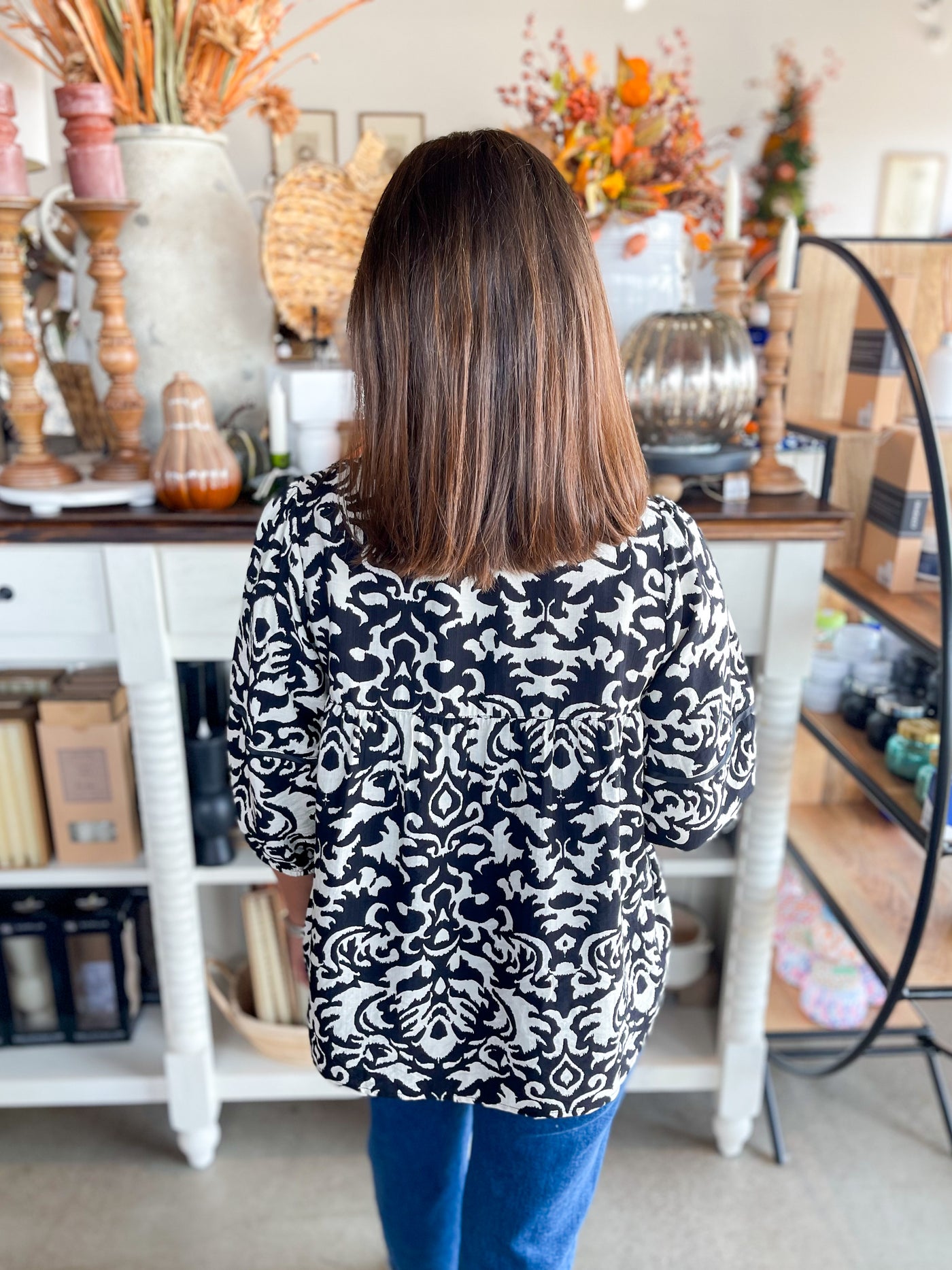 Pixie & Ivy Black Mollie Top
