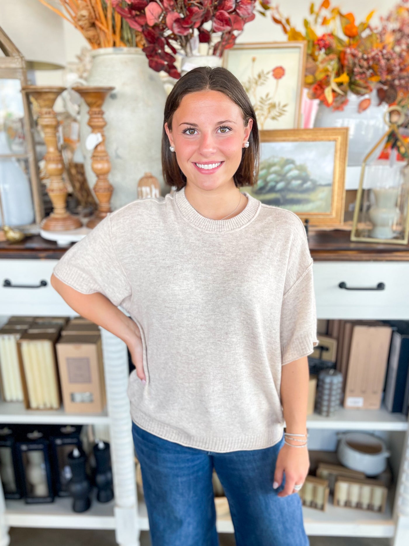 Jodifl Oatmeal Brandi Sweater