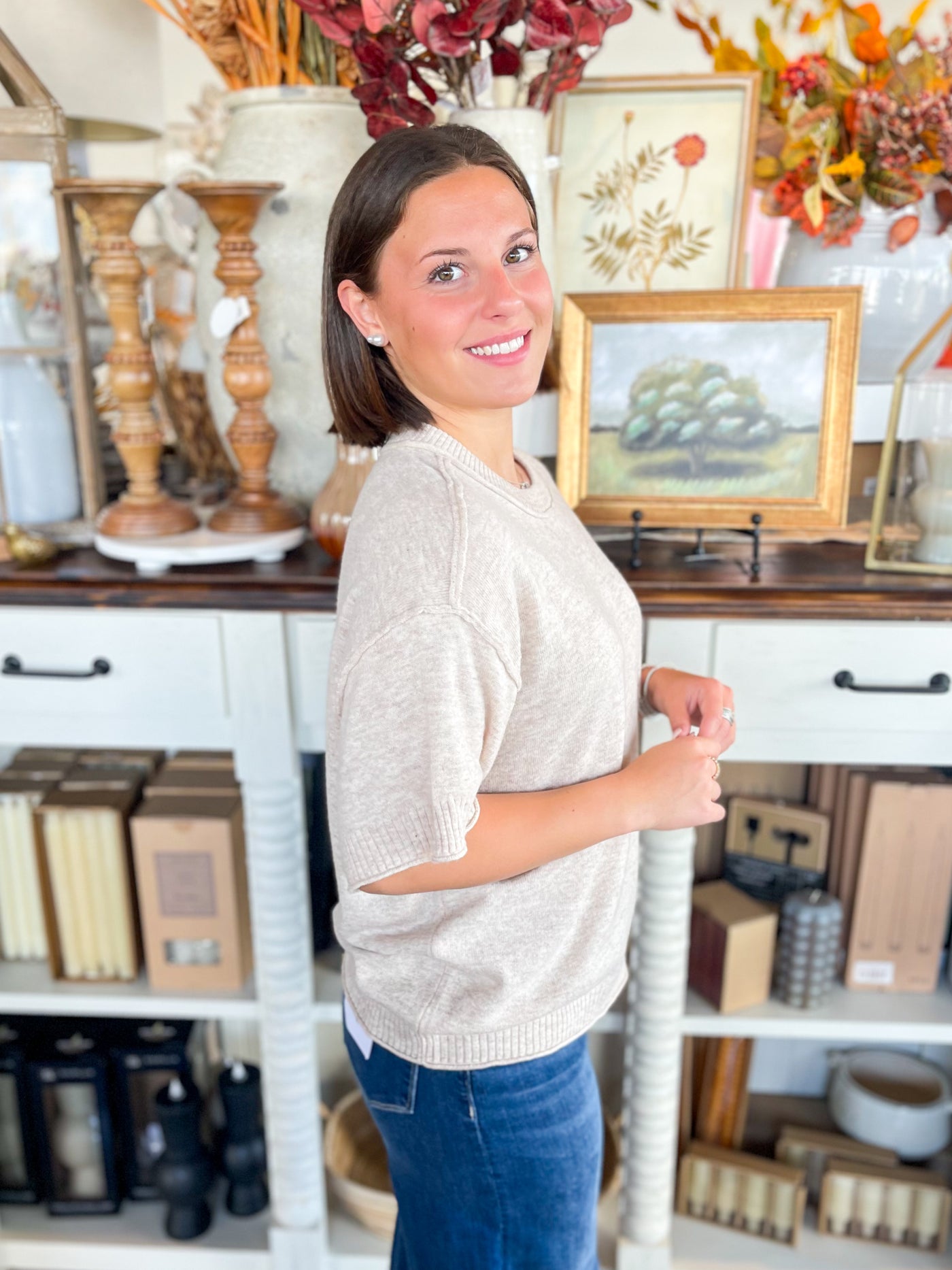 Jodifl Oatmeal Brandi Sweater