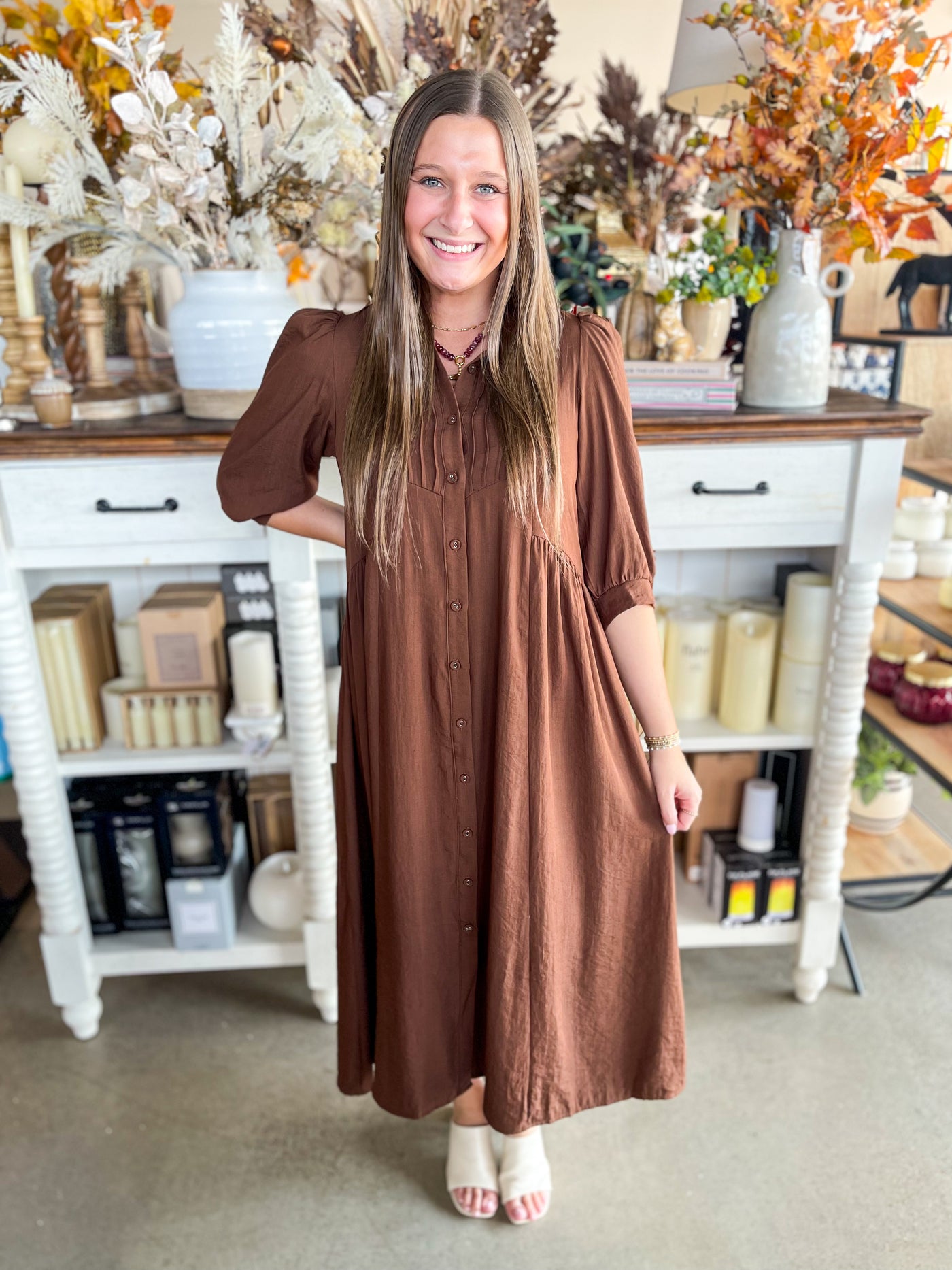 TCEC Brown Wynn Dress – Kenzie Parker