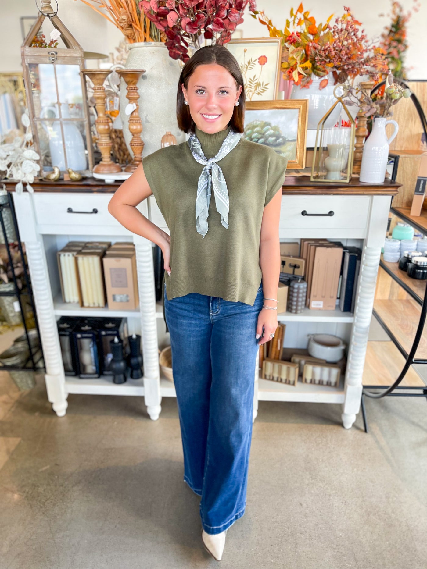 Entro Olive Jaylene Sweater