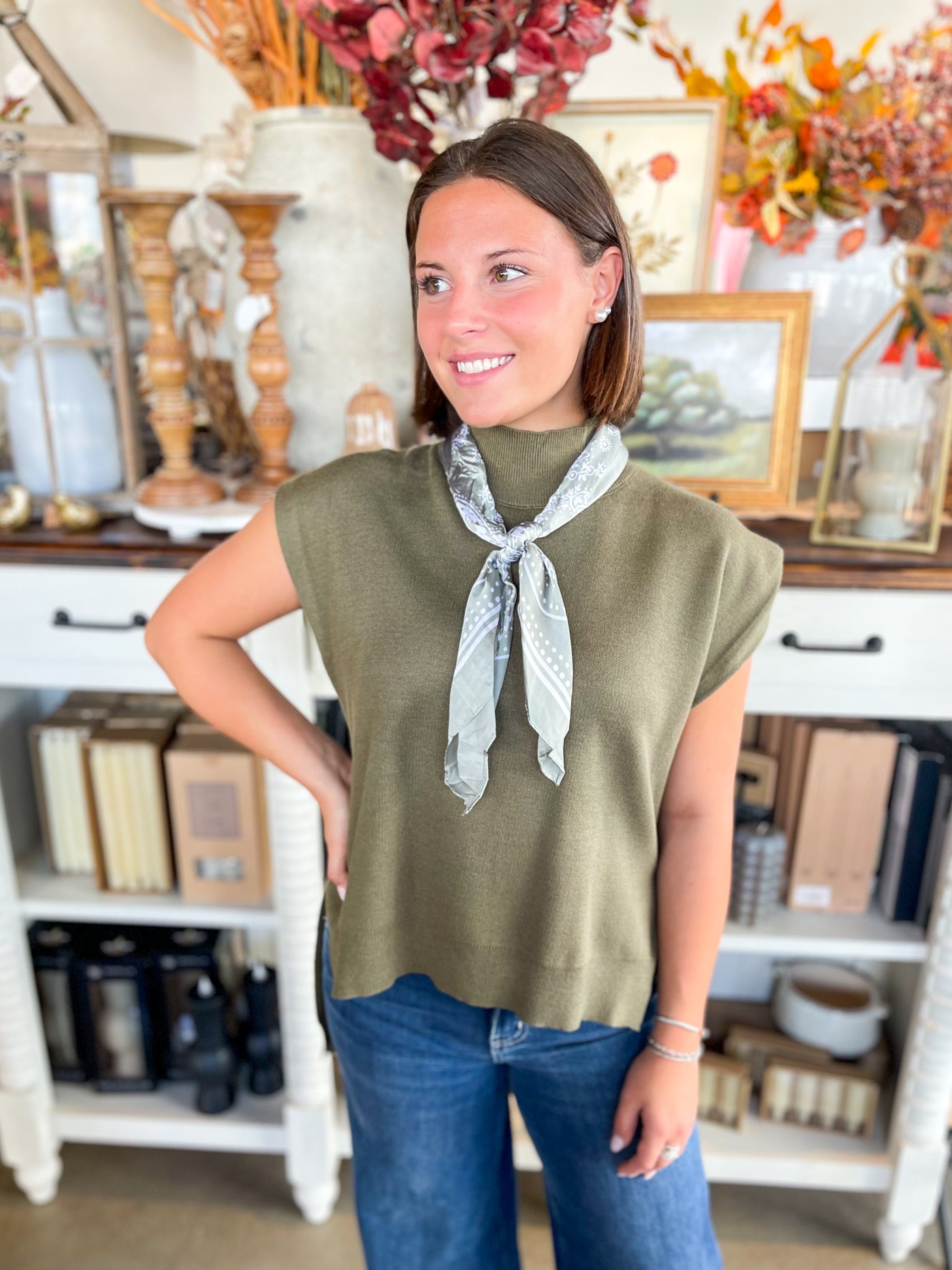 Entro Olive Jaylene Sweater