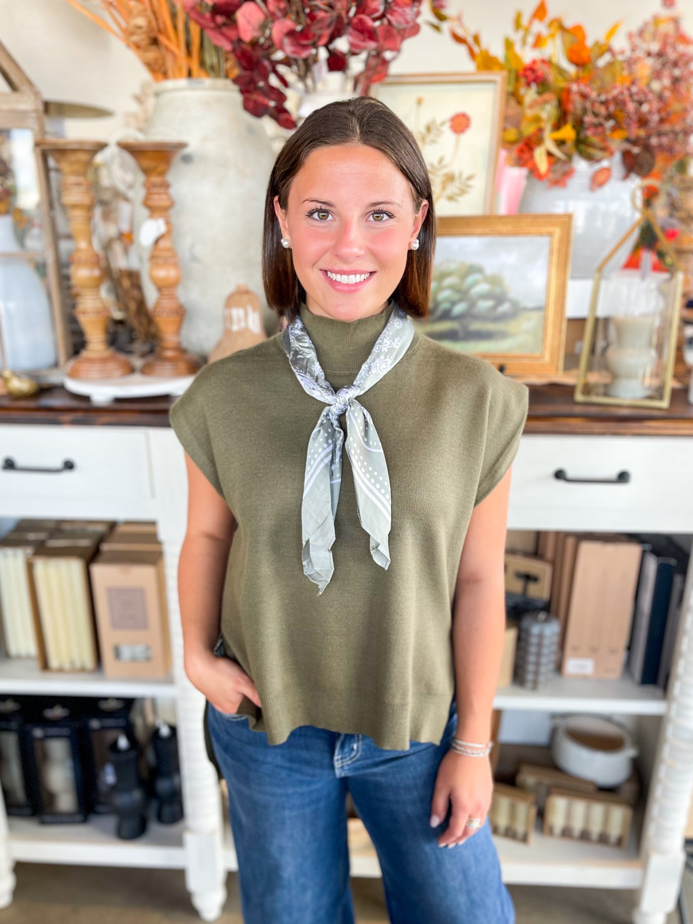 Entro Olive Jaylene Sweater