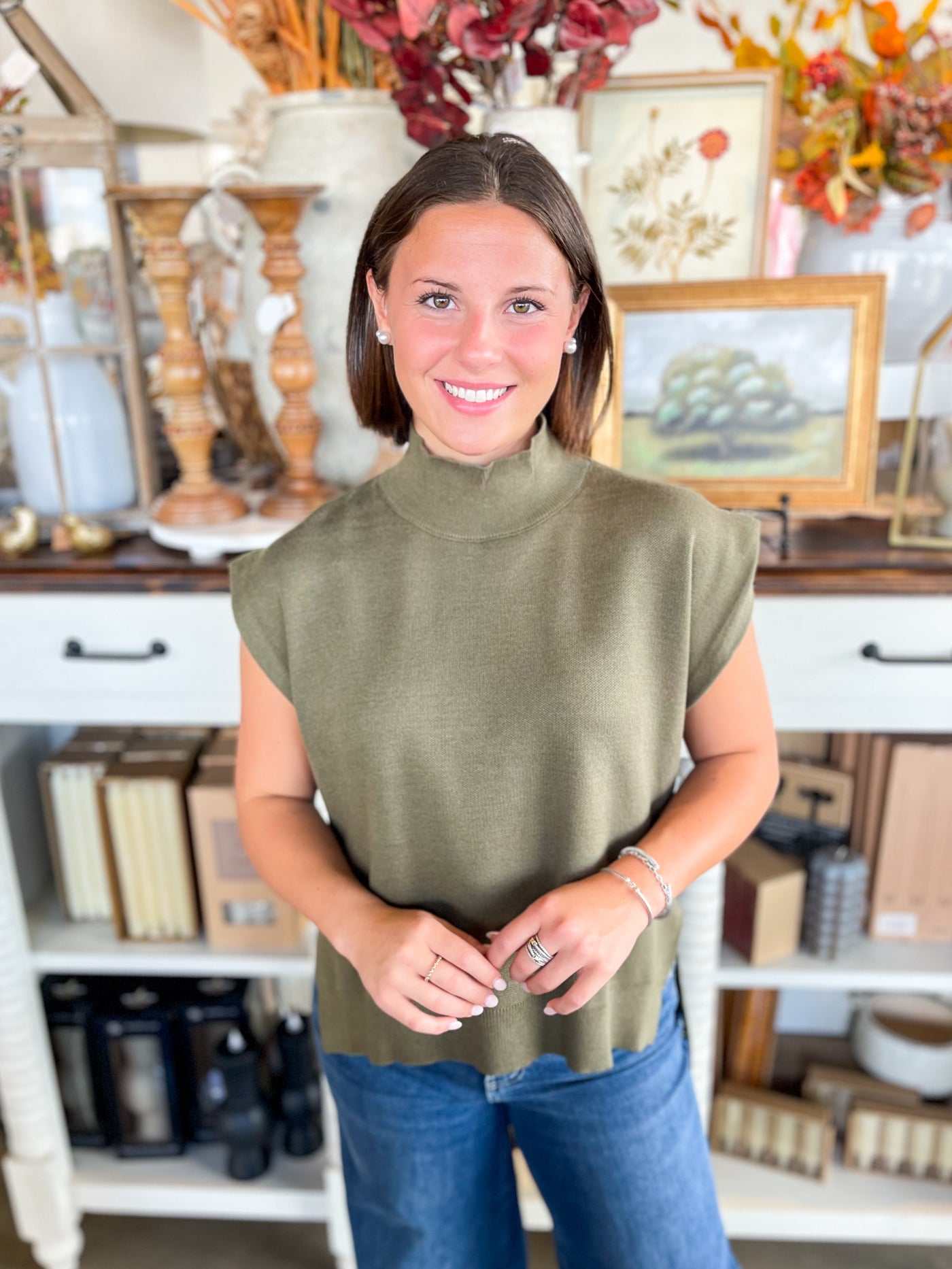 Entro Olive Jaylene Sweater