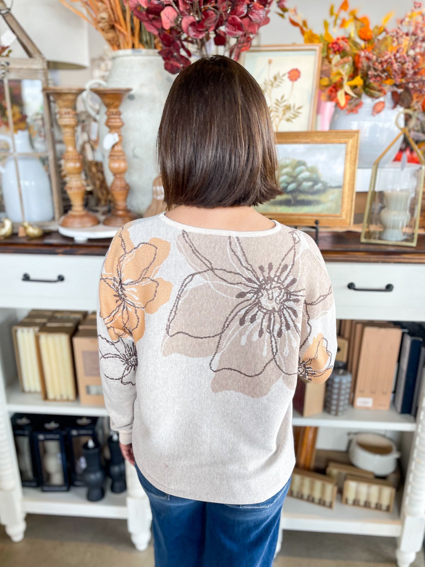 Taupe Kennedy Sweater