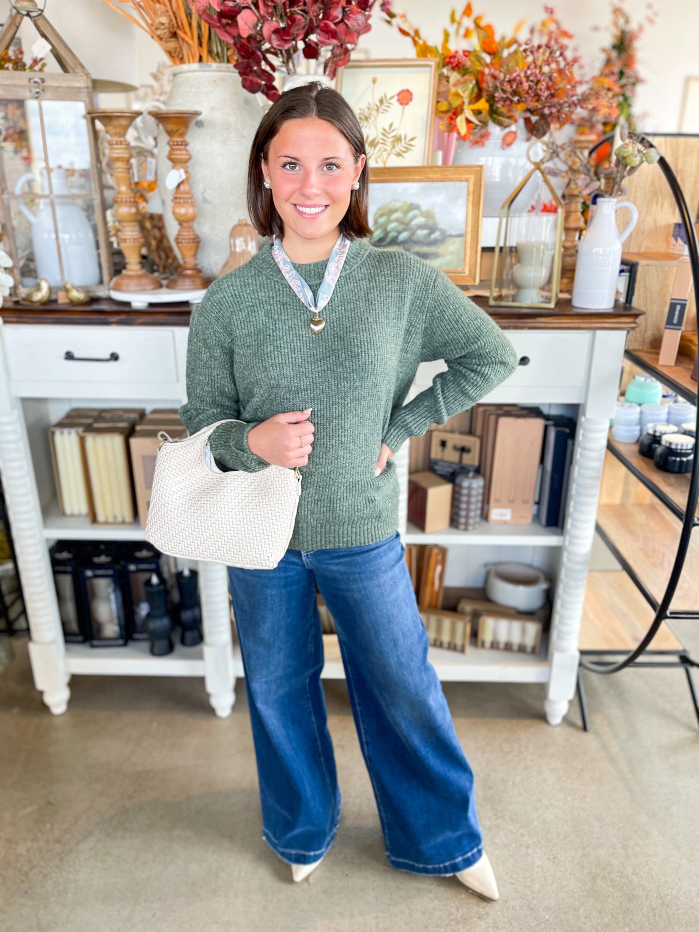 Dark Sage Alex Sweater
