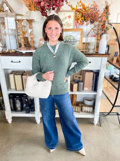 Dark Sage Alex Sweater