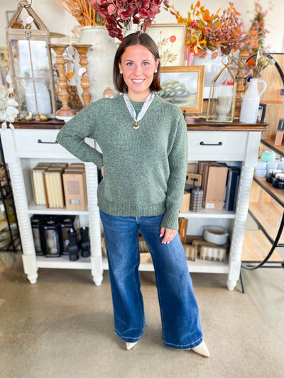Dark Sage Alex Sweater